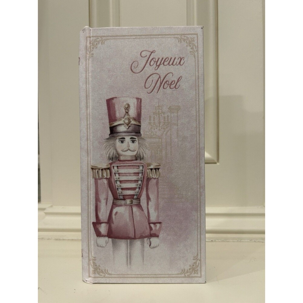 Ashland Frosted Fairytale Joyeux Noel Nutcracker Christmas Decorative Box Book